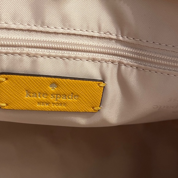 Kate Spade Sunny Yellow Tote (10.5 inches wide & 10 inches long). - Picture 3 of 6
